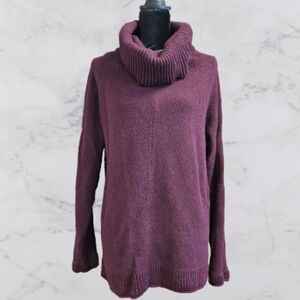 Maurices medium women's cowl neck long sleeve knot sweater.